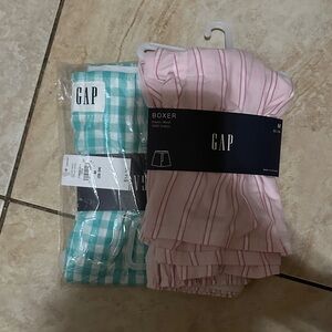 GAP Pink and Teal Boxer Shorts Duo